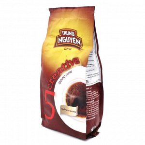 Молотый кофе  фирмы «TrungNguyen»
«CREATIVE №5» со вкусом шоколада 
Состав: Арабика 
Вес: 250 грамм.