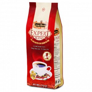 Молотый кофе EXPERT 1, 500 гр, KING COFFEE Состав: кофе молотый из зерен сортов Арабика, Робуста, Эксцельза ,Катимор, натуральная добавка шоколад.
