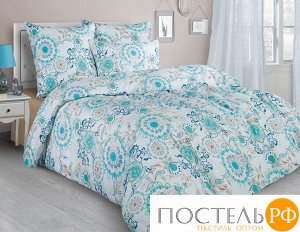 КПБ сатин наб. /GUTEN MORGEN/ рис. 919 Florence 1,5 сп. с нав.50х70 см