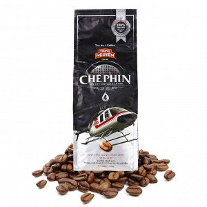 Молотый кофе  фирмы «TrungNguyen»
«СHE PHIN №4» со вкусом шоколада  
Состав: Арабика, Робуста
Вес: 500 грамм.