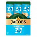 Кофейный напиток 3 в 1 JACOBS Карамель - Латте 17 г