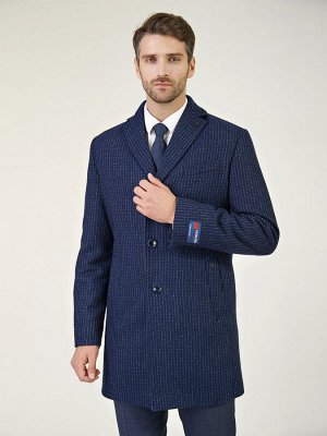 2065У M GIOVE NAVY BLACK/Пальто мужское