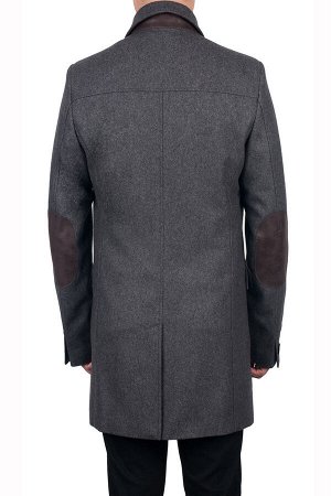 5017 s melton grey/ пальто мужское