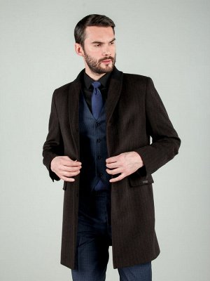 5033 M ROYAL BROWN/ Пальто мужское