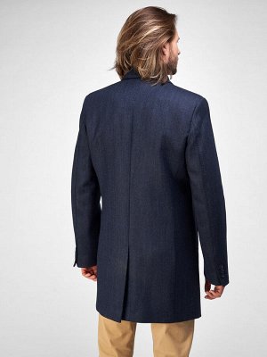 5015 S RIB DK NAVY LUX/ Пальто мужское