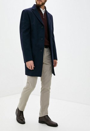 5026 TORTO DK NAVY VIOLET/ Пальто мужское