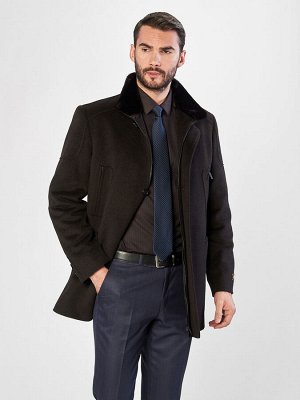 2049m cashmere brown/ пальто мужское