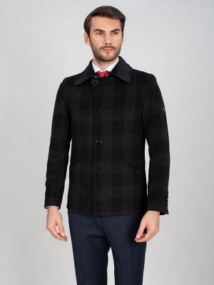 5023 s black grey/пальто мужское