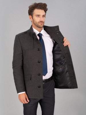 0314-2 S CLOTH DK GREY/ Пальто мужское