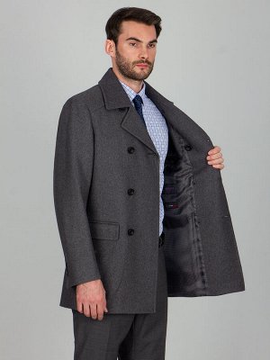 5042 m perani grey/ пальто мужское