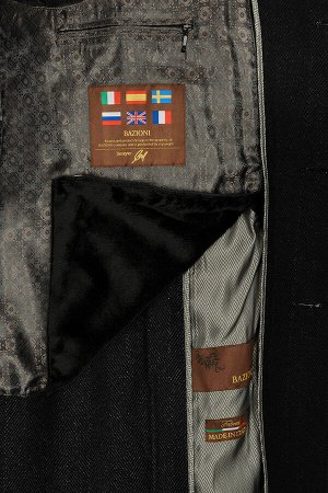 5026 M RICHMOND BLACK- GREY/ Пальто мужское