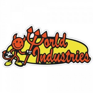 Наклейка world industries