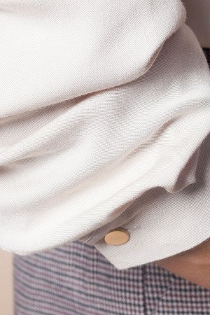 Блузка из премиальной вискозы в рубчик