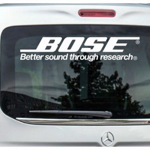 Bose logo Чтобы узнать размеры наклейки, воспользуйтесь пожалуйста кнопкой "Задать вопрос организатору". Цвета одноцветных наклеек: белый, черный, розовый, красный, бордовый, оранжевый, желтый, зелены