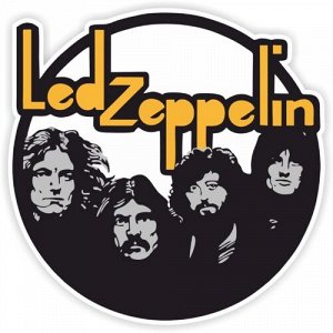 Наклейка LED ZEPPELIN