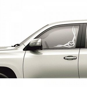 Mazda Чтобы узнать размеры наклейки, воспользуйтесь пожалуйста кнопкой "Задать вопрос организатору".  Наклейки можно изготовить любого размера по индивидуальному заказу. Напишите в сообщении нужный ра