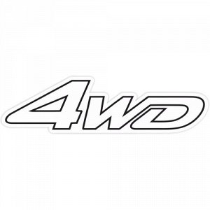 Наклейка 4WD