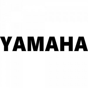 Наклейка Yamaha надпись