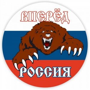 Наклейка Вперед Россия!