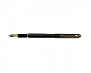 Ручка подар перьевая "Luxor Marvel" 0,8мм синяя, корпус черный+золото 1/10 арт. 8232