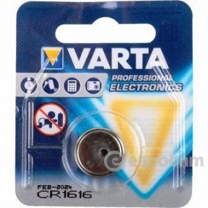 Элемент питания, батарейка VARTA ELECTRONICS CR1616