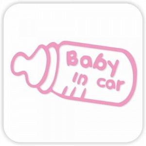 Наклейка Baby in car 3