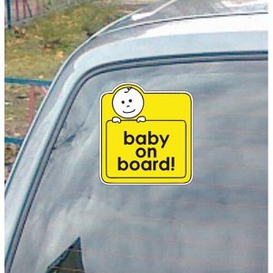 Наклейка Baby on board 26