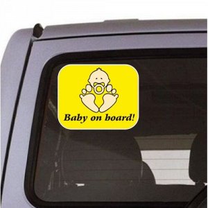 Наклейка Baby on board 32