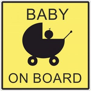 Наклейка Baby on board 31