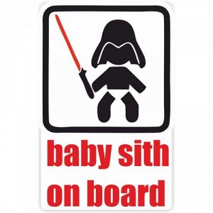 Наклейка baby sith on board