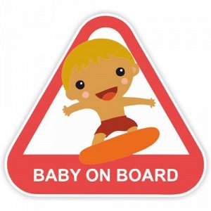 Наклейка Baby on board 12