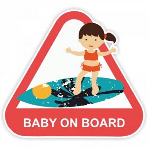 Наклейка Baby on board 7