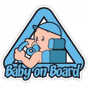 Наклейка Baby on board 48