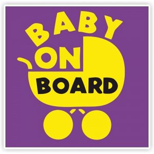 Наклейка Baby on board 42