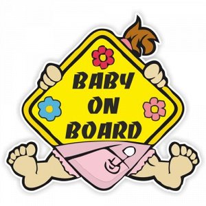 Наклейка Baby on board 37