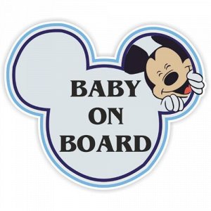 Наклейка Baby on board 49