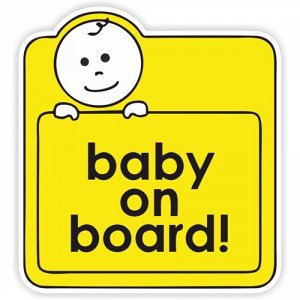 Наклейка Baby on board 26