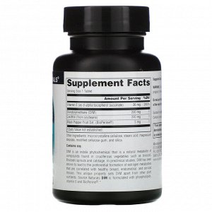 Source Naturals, DIM (дииндолинметан), 200 мг, 60 таблеток