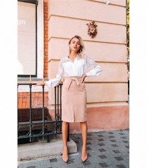 Юбка женская, цвет песочный