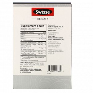 Swisse, Clinical Collagen+ Beauty Blend, Green Tea Flavor, 30 Stick Packs, 0.41 oz (11.6 g) Each