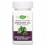 Nature&amp;#x27 - s Way, Масло орегано, стандартизированное, 60 вегетарианских капсул