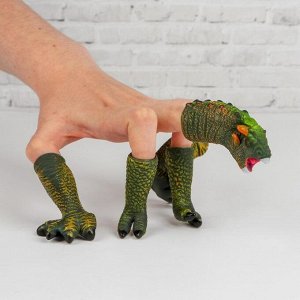 Фигурки на пальцы пальчиковый театр «Динозавр» 2,5х16,5х20 см