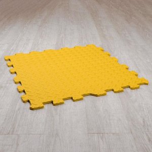 Развивающий коврик-пазл «Жёлтый» 60х60х1 см