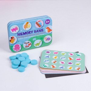 Развивающая игра «Мемори» на магнитах, 15 карточек 17х12,3х2,8 см