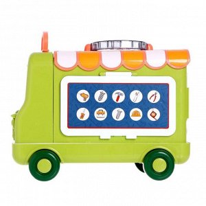 Игровой набор магазин в чемоданчике-автобусе «Передвижной магазин»