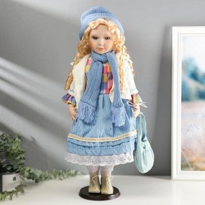 Кукла коллекционная керамика "Алёна с сумочкой"МИКС 60 см