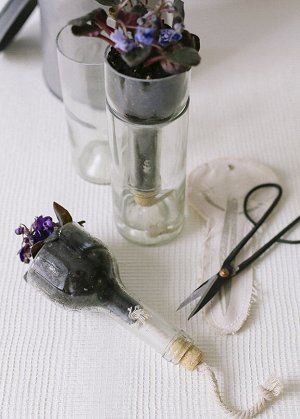 Цветочный мини горшок стеклянный с поливом Esschert Design