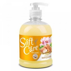 Ромакс Мыло жидкое "Soft Care" с миндальным маслом  500 г