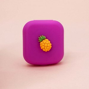 Контейнер для линз "Mini Pineapple", pink