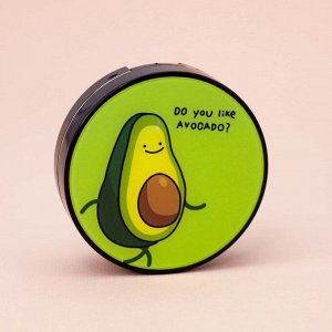 Контейнер для линз "Do you like avocado", circle